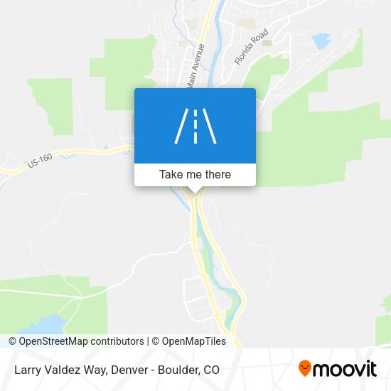 Larry Valdez Way map