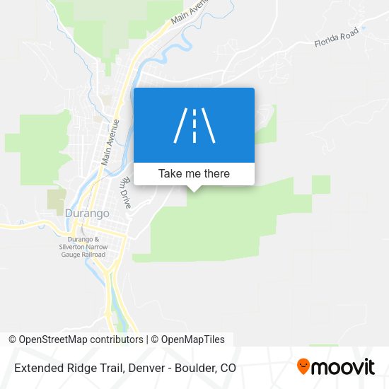 Mapa de Extended Ridge Trail