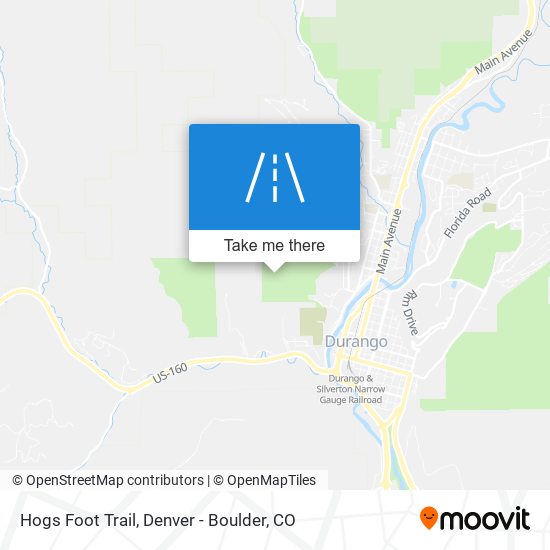 Hogs Foot Trail map