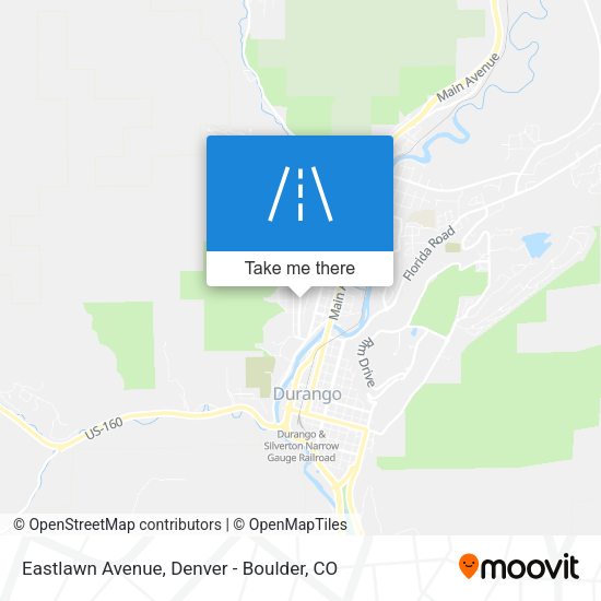 Eastlawn Avenue map