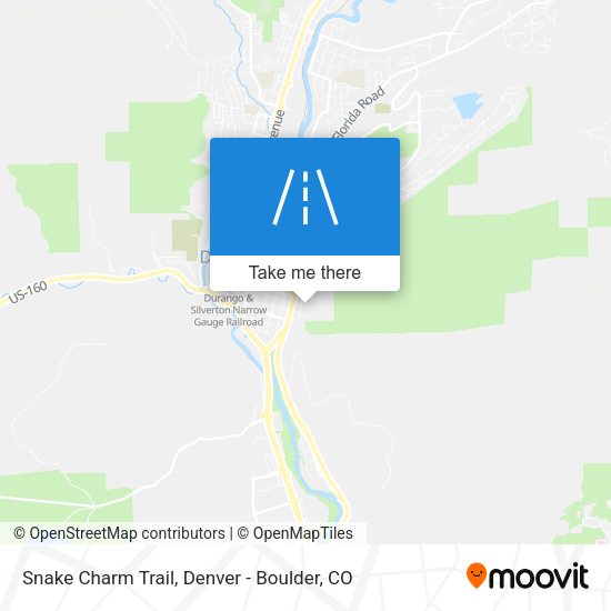 Snake Charm Trail map