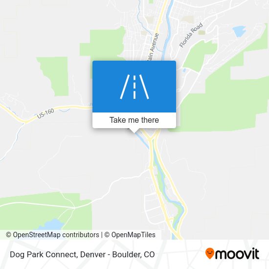 Dog Park Connect map