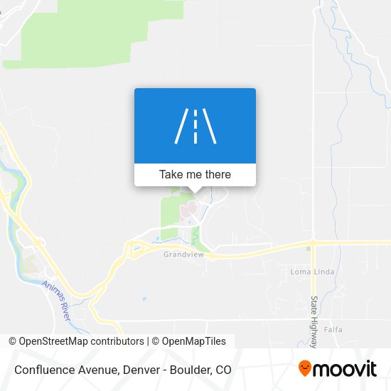 Confluence Avenue map
