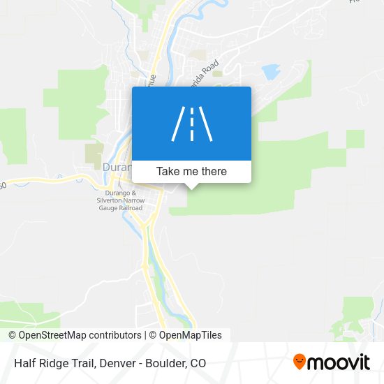 Mapa de Half Ridge Trail