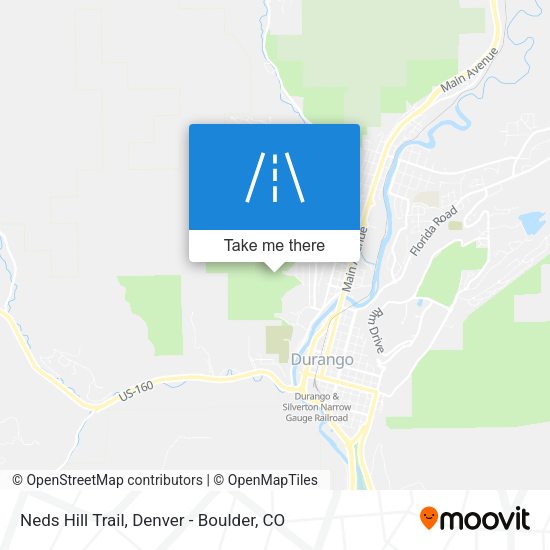 Neds Hill Trail map