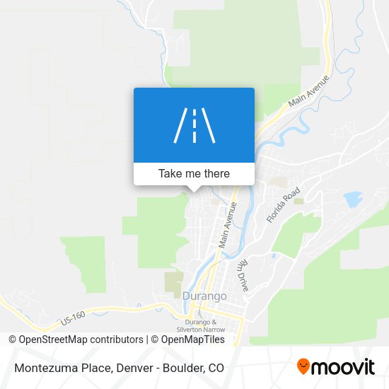 Montezuma Place map