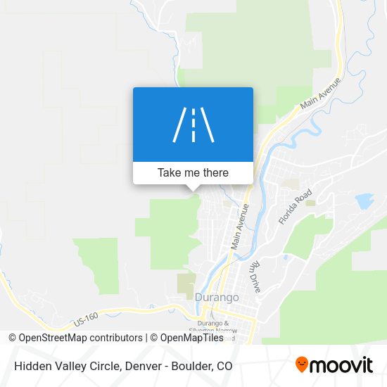 Mapa de Hidden Valley Circle