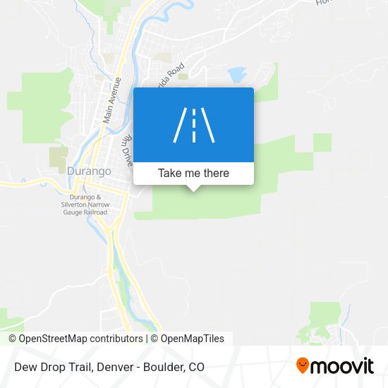 Dew Drop Trail map