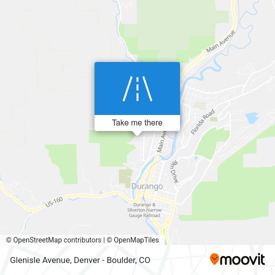 Glenisle Avenue map