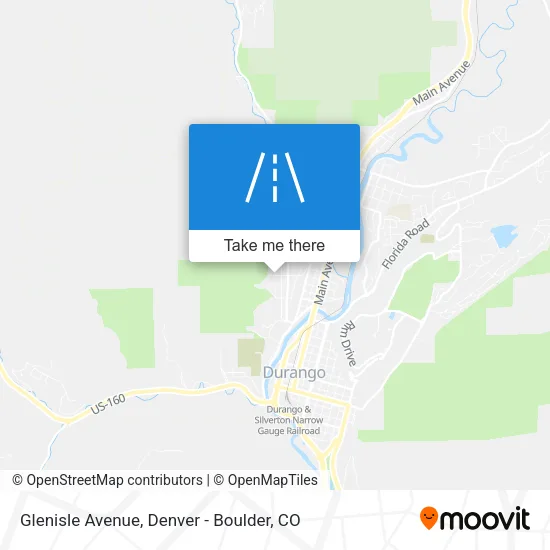 Glenisle Avenue map