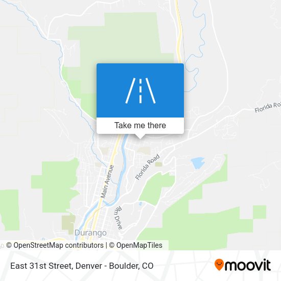 East 31st Street map