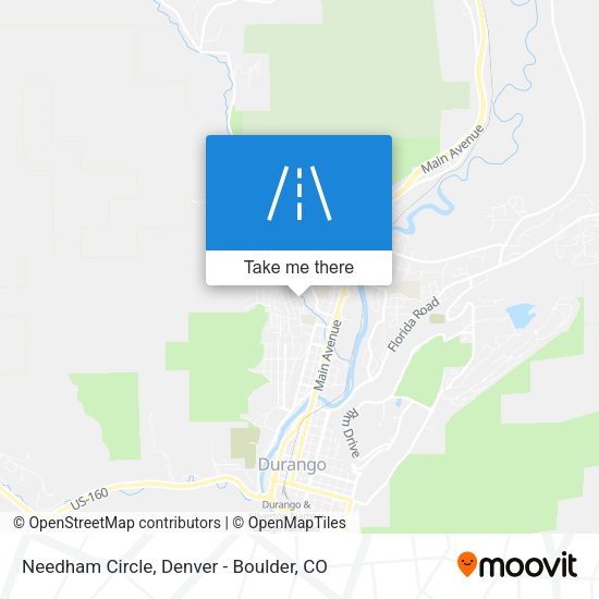 Needham Circle map