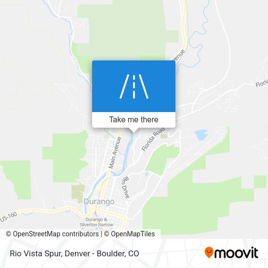 Rio Vista Spur map