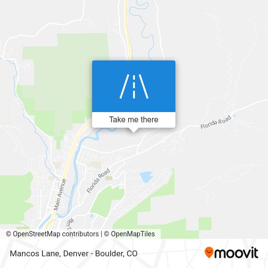 Mapa de Mancos Lane