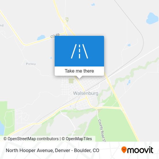 North Hooper Avenue map