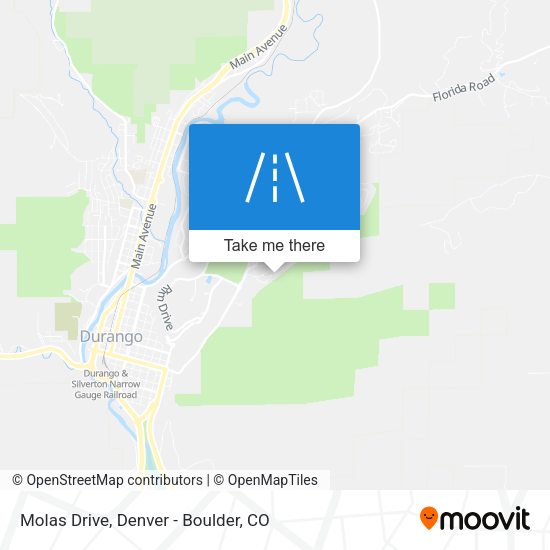 Molas Drive map