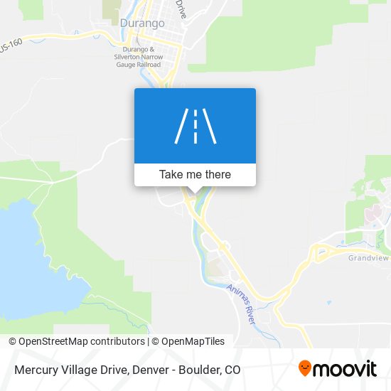 Mercury Village Drive map