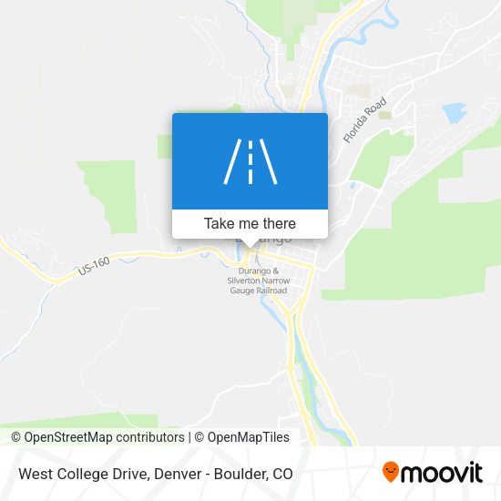 West College Drive map