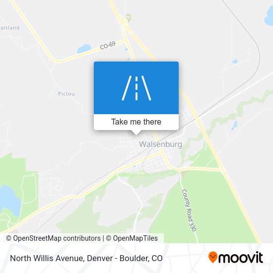 North Willis Avenue map
