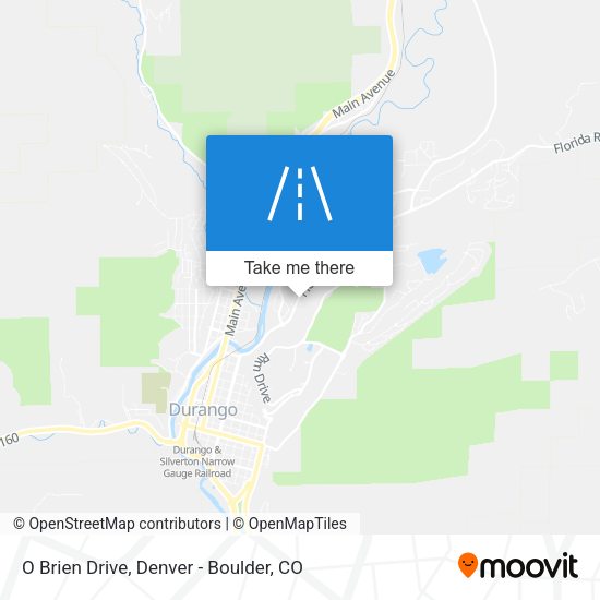O Brien Drive map