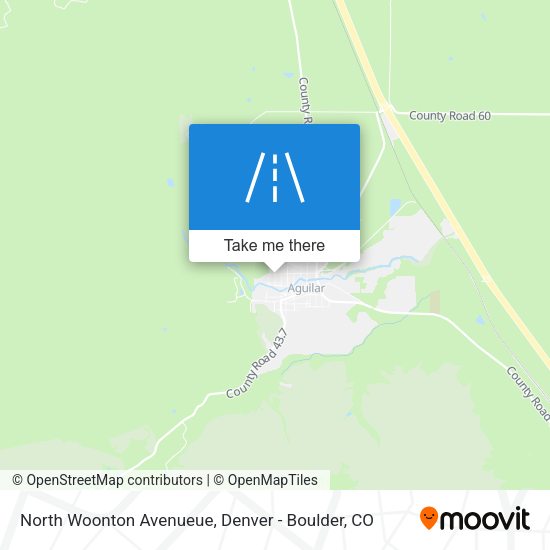 Mapa de North Woonton Avenueue