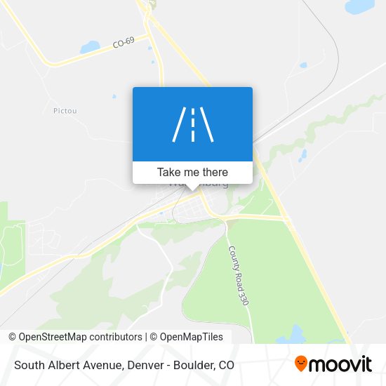 South Albert Avenue map