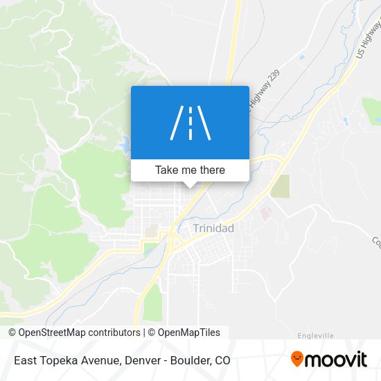 East Topeka Avenue map