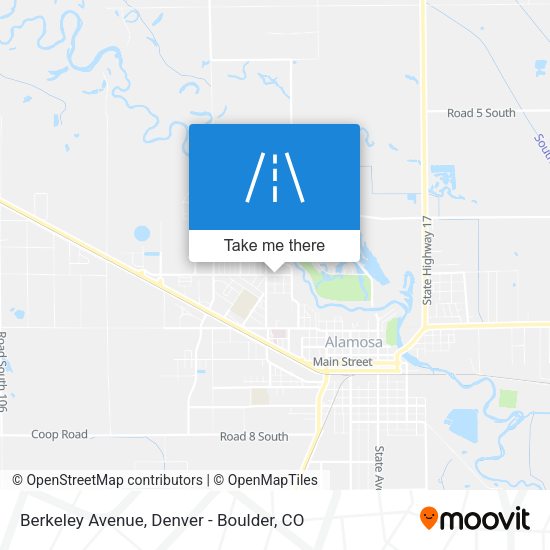 Berkeley Avenue map