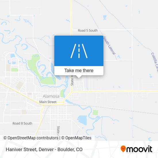 Mapa de Haniver Street