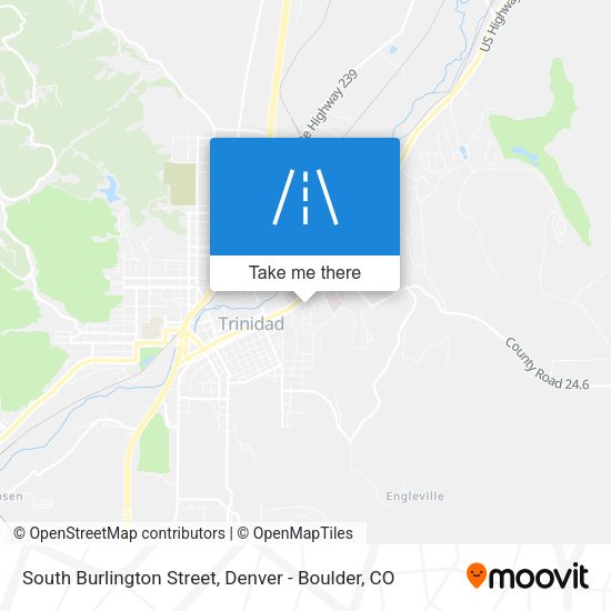 South Burlington Street map