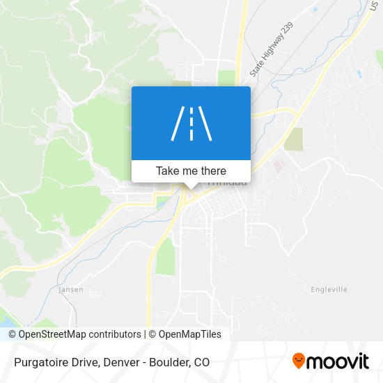 Mapa de Purgatoire Drive