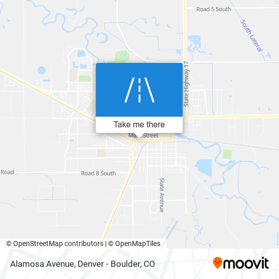Alamosa Avenue map