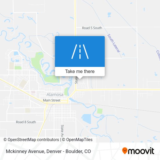 Mapa de Mckinney Avenue