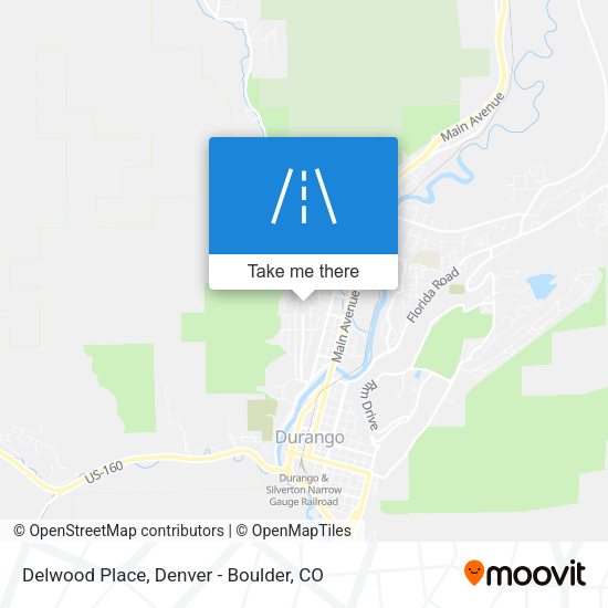 Delwood Place map