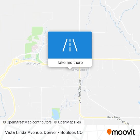 Vista Linda Avenue map