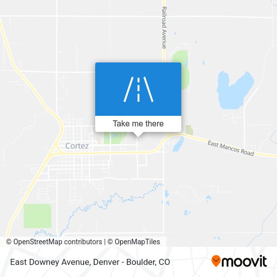 East Downey Avenue map