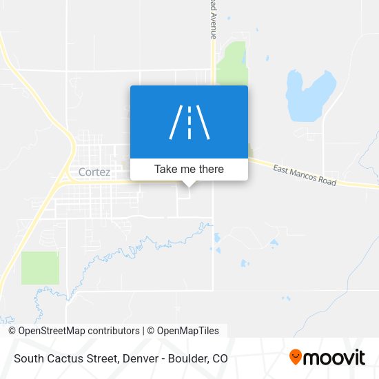 Mapa de South Cactus Street
