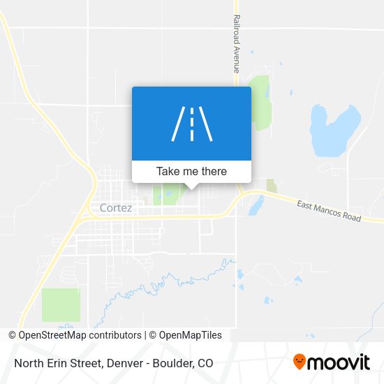 North Erin Street map