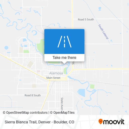 Sierra Blanca Trail map