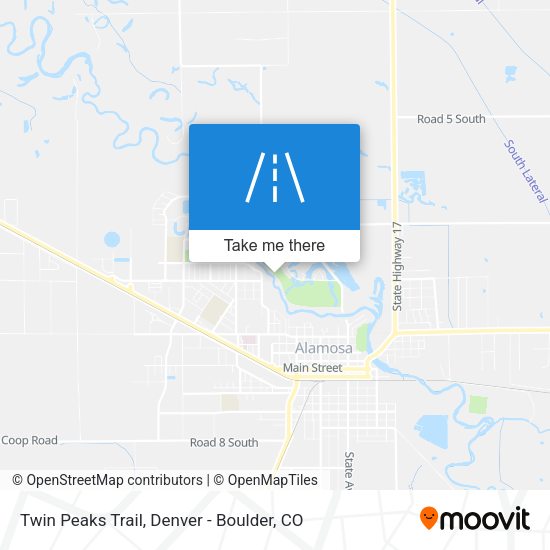 Twin Peaks Trail map