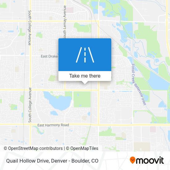 Quail Hollow Drive map
