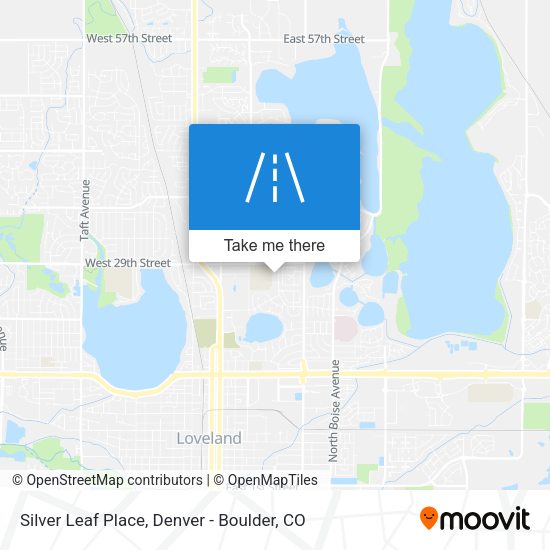 Silver Leaf Place map