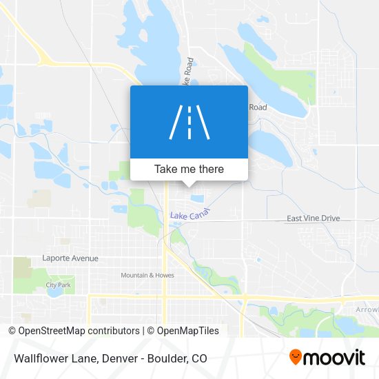Wallflower Lane map
