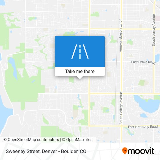 Sweeney Street map