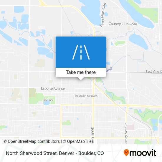 Mapa de North Sherwood Street