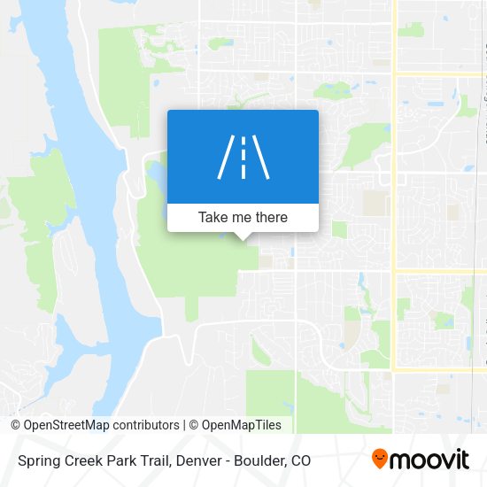 Mapa de Spring Creek Park Trail