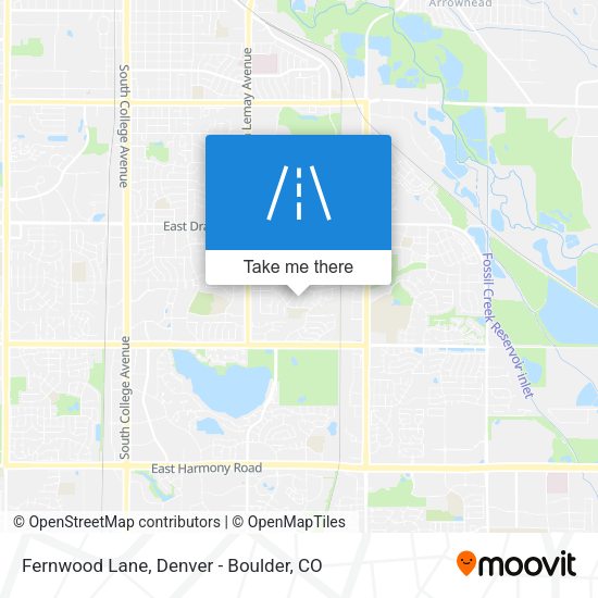 Fernwood Lane map