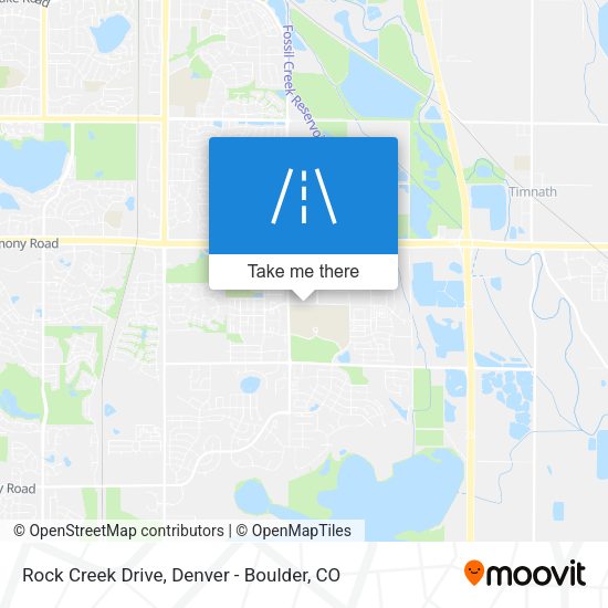 Rock Creek Drive map