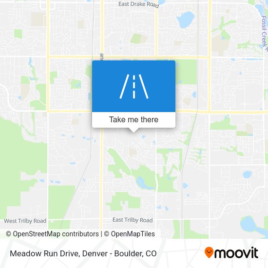 Mapa de Meadow Run Drive