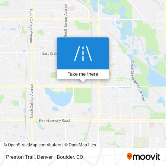 Mapa de Preston Trail